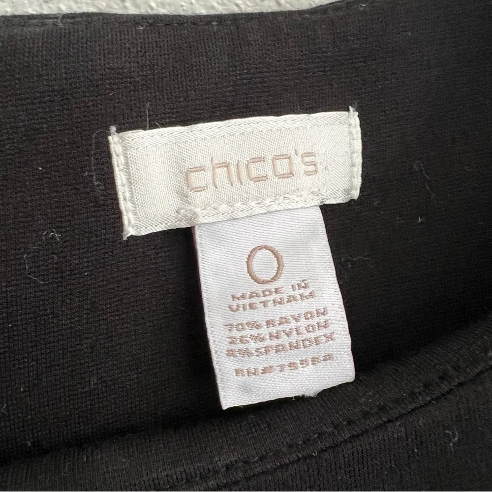 Chicos Black Midi Dress